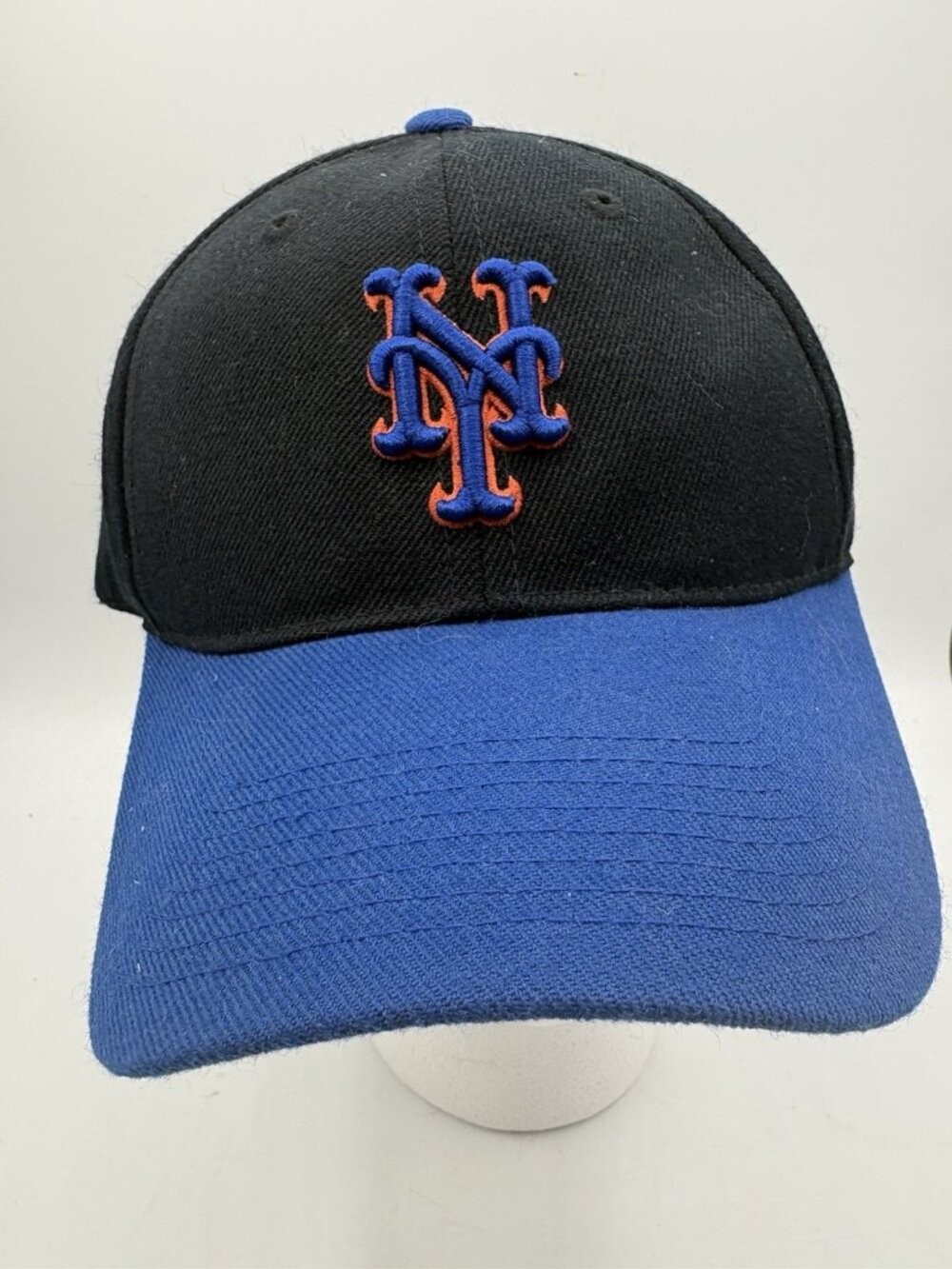 New York Mets Team MLB Adjustable Baseball Cap Hat Black Blue